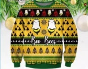 Knitting Pattern Boo Bees Ugly Christmas Sweater