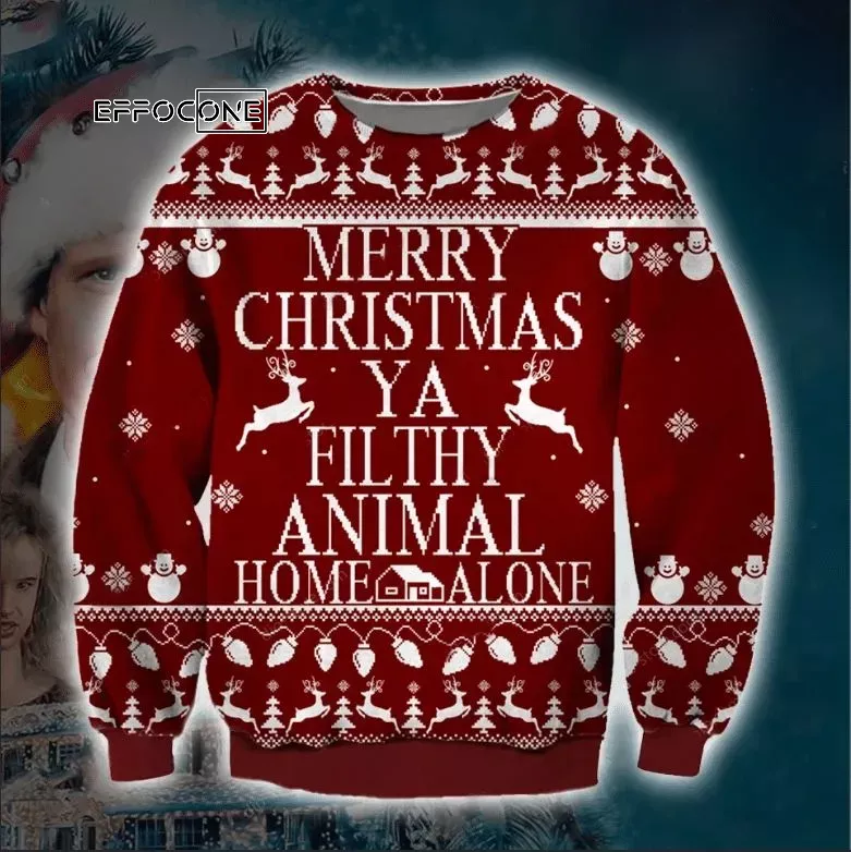 Lampoons Merry Christmas Ya Fifthy Animal Ugly Christmas Sweater