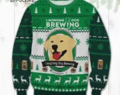 Laughing Dog Ugly Christmas Sweater