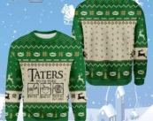 LOTR Taters Potatoes Boil Em Mash Em Stick Em In A Stew Green Ugly Christmas Sweater
