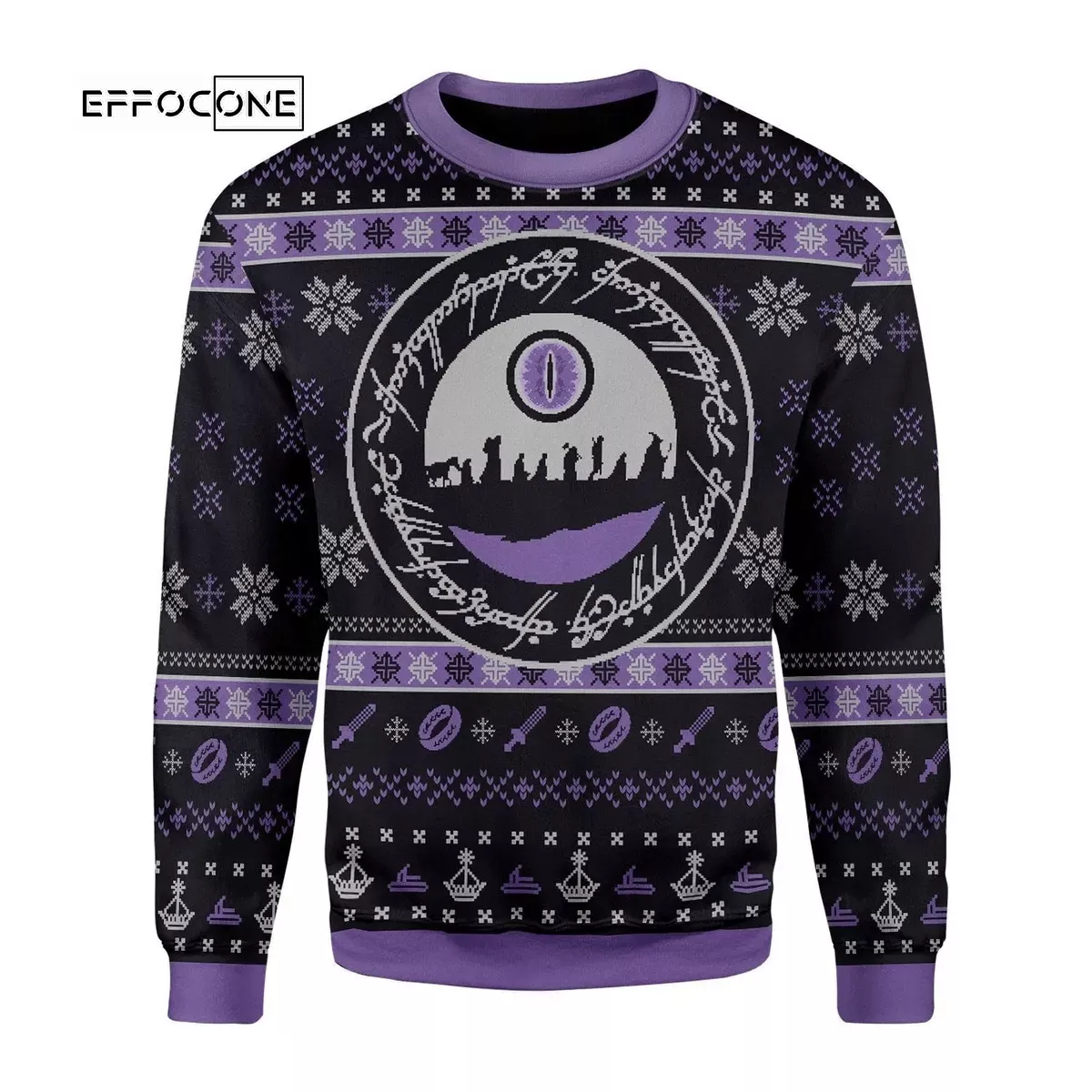 LOTR The Fellowship Ugly Christmas Sweater