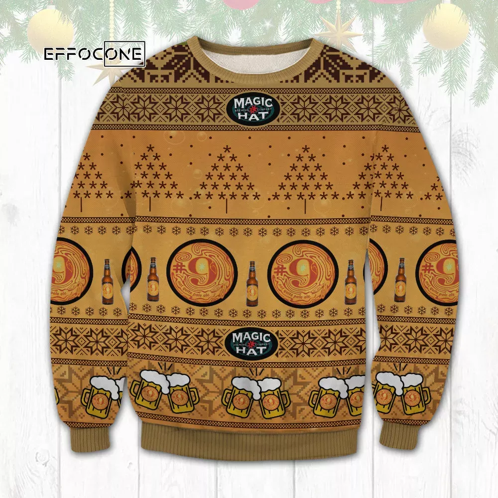 Magic Hat Ugly Christmas Sweater