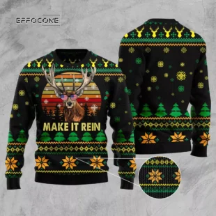 Make It Rein Ugly Christmas Sweater