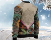 Mandala Michigan Home Ugly Christmas Sweater
