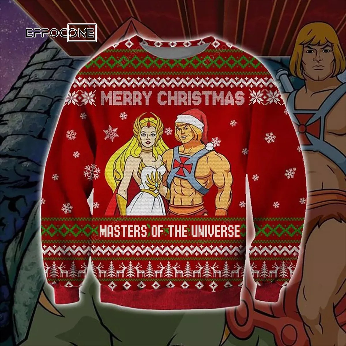 Merry Christmas Masters Of Universe Ugly Christmas Sweater