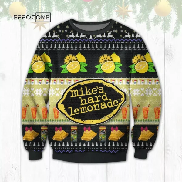 Mikes Hard Lemonade Ugly Christmas Sweater