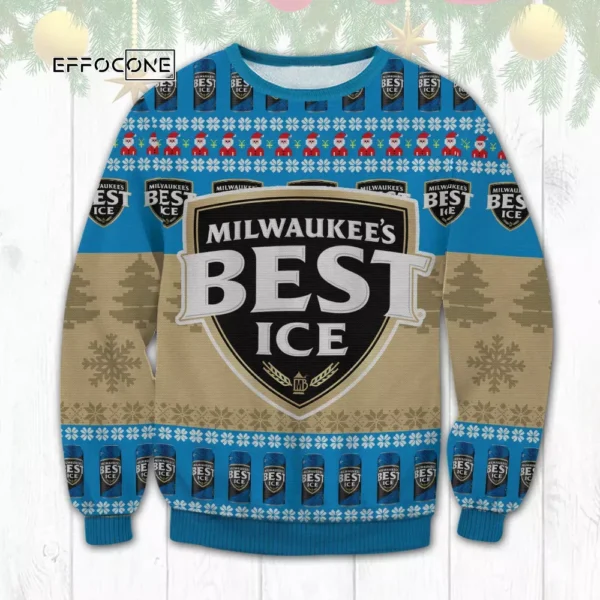 Milwaukee Best Ice Ugly Christmas Sweater