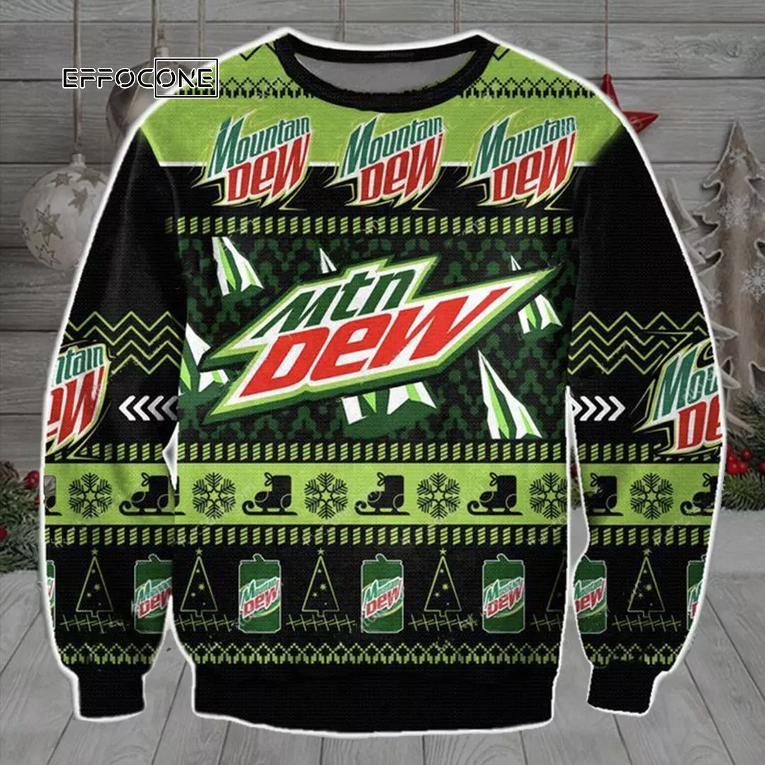 Mountain Dew Ugly Christmas Sweater