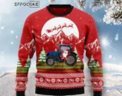 Noel Tractor Ugly Christmas Sweater