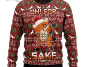 Oh For Fox Sake Ugly Christmas Sweater