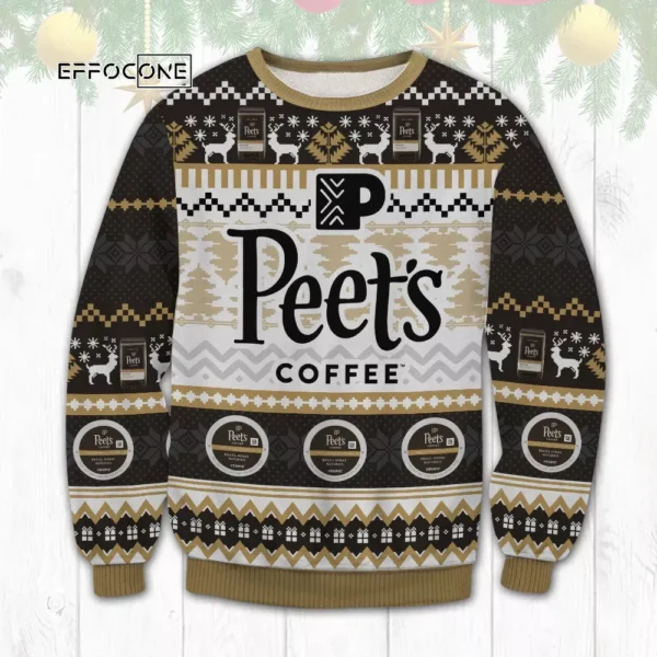 Peets Coffee Ugly Christmas Sweater