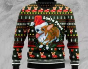 Pembroke Welsh Corgi Paws Ugly Christmas Sweater