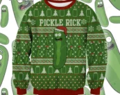 Pickle Rick Ugly Christmas Sweater