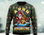 Pirate Santa Tacky Xmas Ugly Christmas Sweater