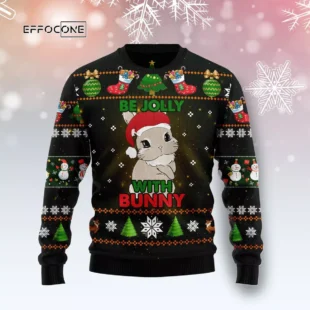 Rabbit Be Jolly Ugly Christmas Sweater