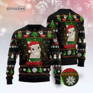 Rabbit Be Jolly Ugly Christmas Sweater