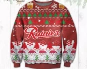 Rainier Beer Ugly Christmas Sweater