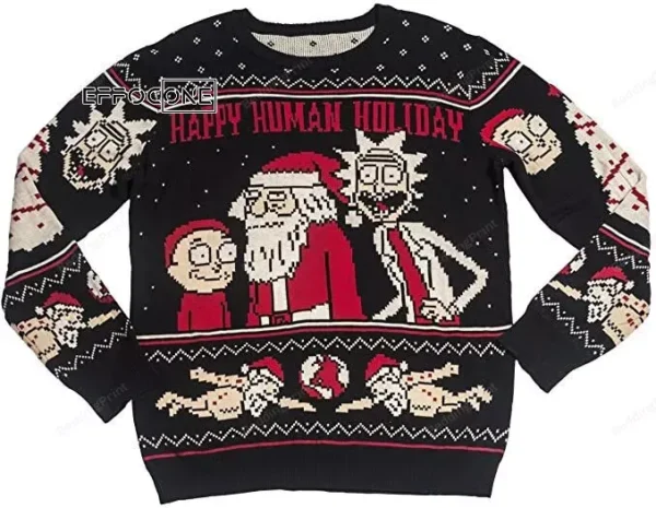 Ripple Junction Rick And Morty Ugly Christmas Sweater