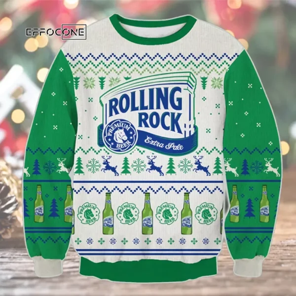 Rolling Rock Ugly Christmas Sweater