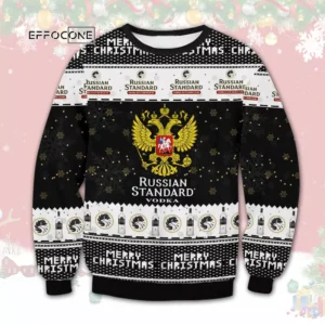 Russian Standard Vodka Ugly Christmas Sweater