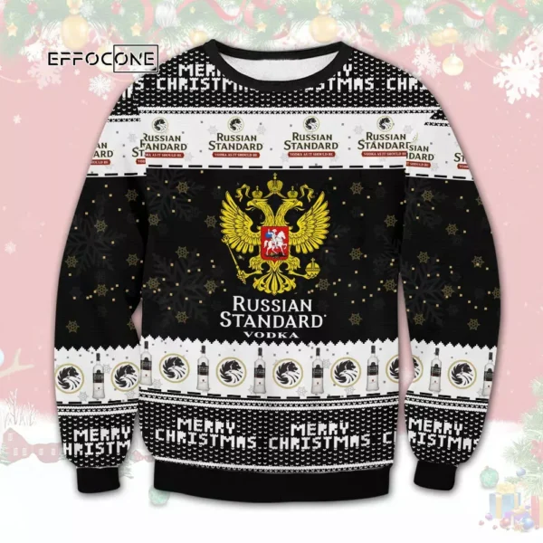 Russian Standard Vodka Ugly Christmas Sweater