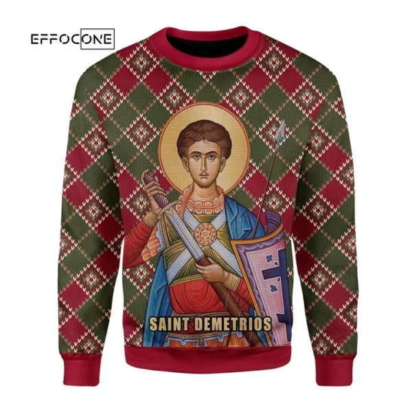 Saint Demetrios Ugly Christmas Sweater