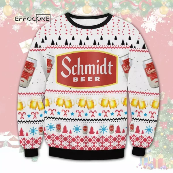 Schmidt Beer Ugly Christmas Sweater