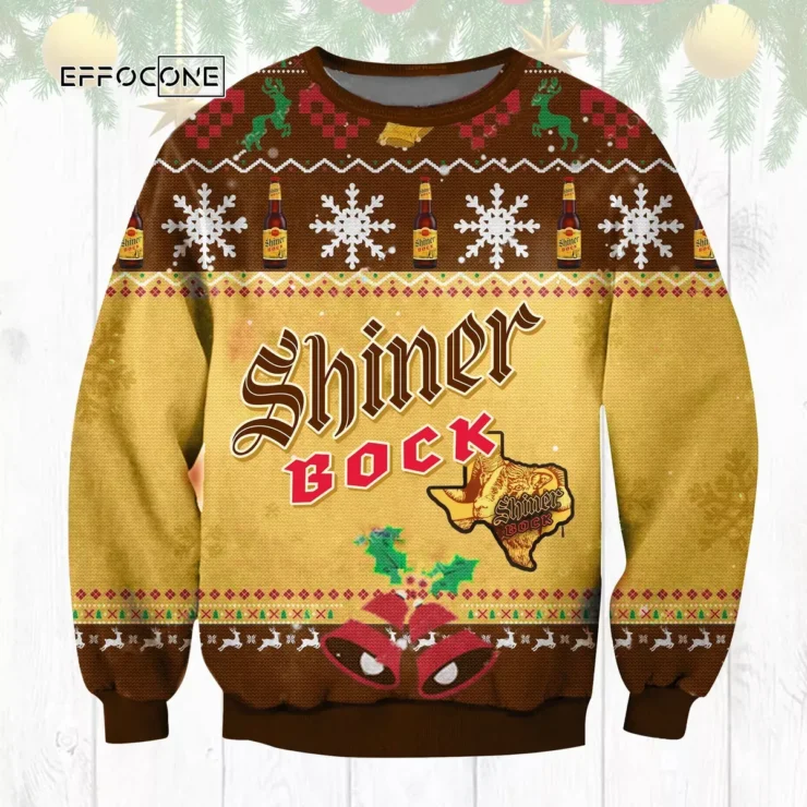 Shiner Bock Ugly Christmas Sweater