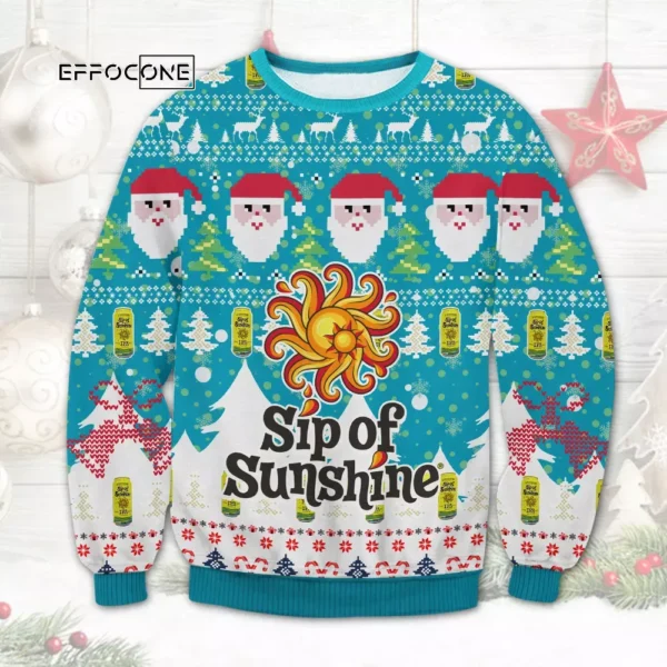 Sip Of Sunshine Ugly Christmas Sweater
