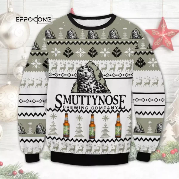Smuttynose Beer Ugly Christmas Sweater