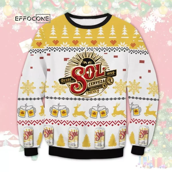 Sol Beer Ugly Christmas Sweater