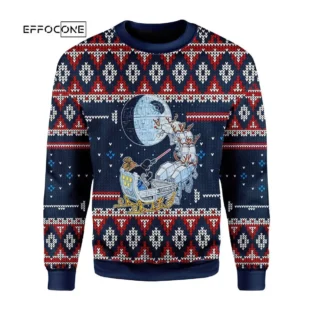 Star Wars Darth Satnta Ugly Christmas Sweater