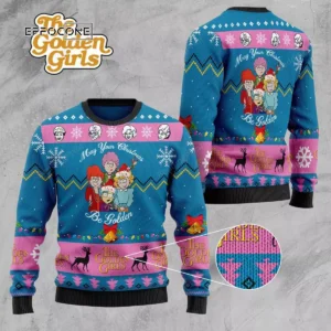The Golden Girls May Your Christmas Be Golden Ugly Christmas Sweater