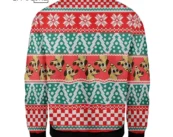 This Is Fine Meme Ugly Christmas Sweater