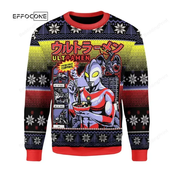Ultraman Ugly Christmas Sweater