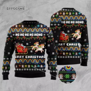 Unicorn Merry Christmas Ugly Christmas Sweater