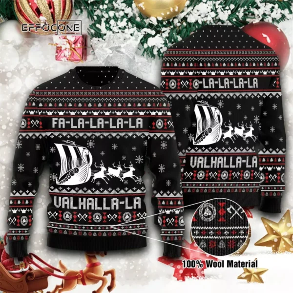 Viking Fa-la-la-la Ugly Christmas Sweater