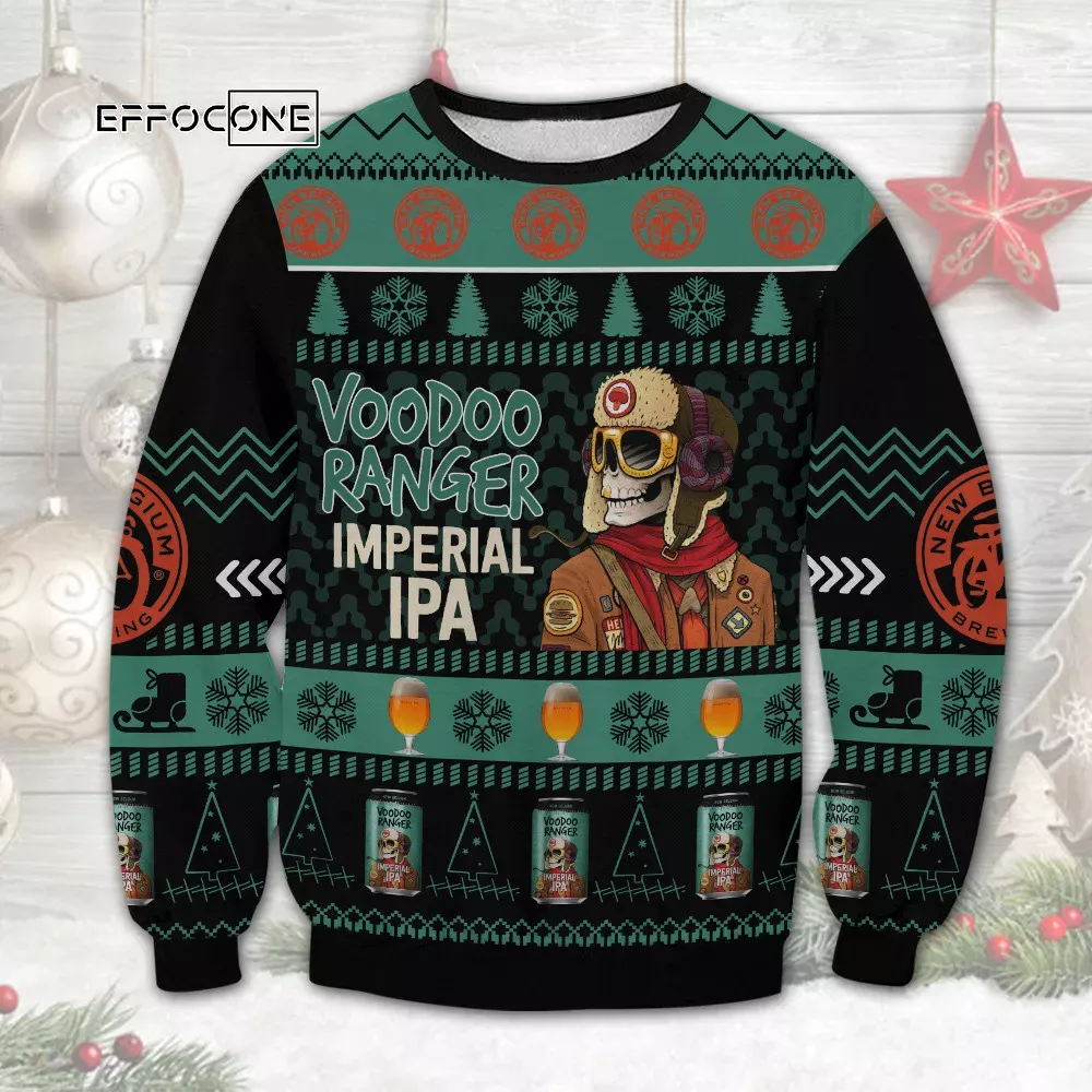 Voodoo Ranger Ipa Ugly Christmas Sweater