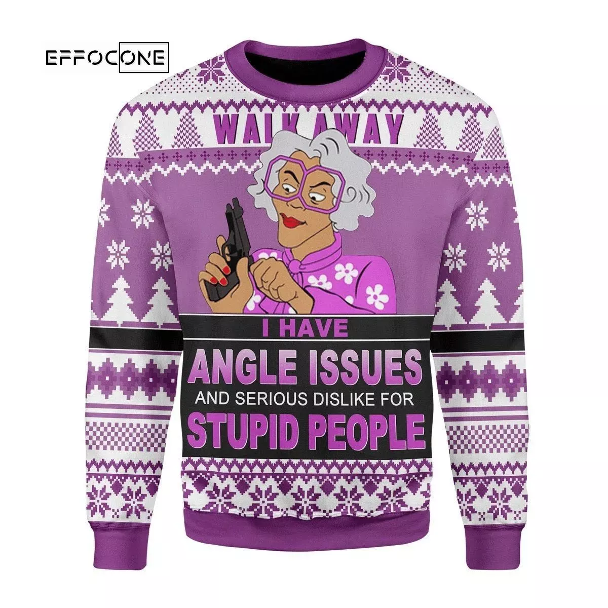 Walk Away Ugly Christmas Sweater