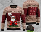 Yoga Santa Clause Ugly Christmas Sweater