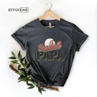 Baseball Papa Retro for Fathers Day