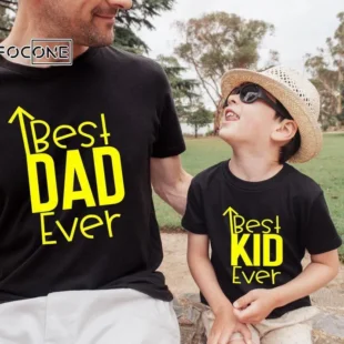 Best Dad Ever Best Kid Ever Father and Son Matching