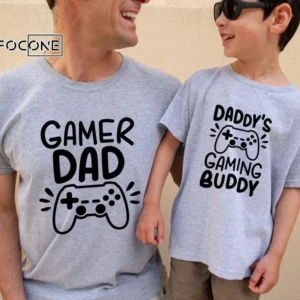 Gamer Dad And Daddy's Gaming Buddy