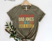 I Keep All My Dad Jokes In A Dad-a-base Retro