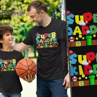 Super Daddio Shirt Kiddo Matching Shirt