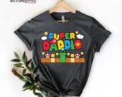 Super Daddio Shirt, Super Dad Shirt, Gamer Daddy Shirt