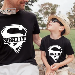 Superdad Superkid Father and Son Matching