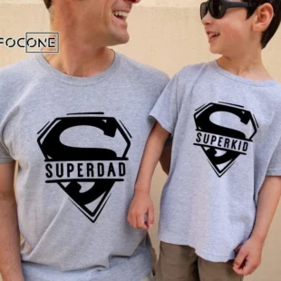 Superdad Superkid Father and Son Matching