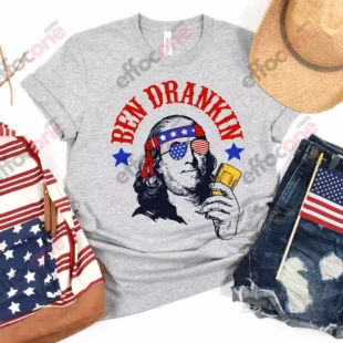 Ben Drankin Funny Fourth of July Shirt