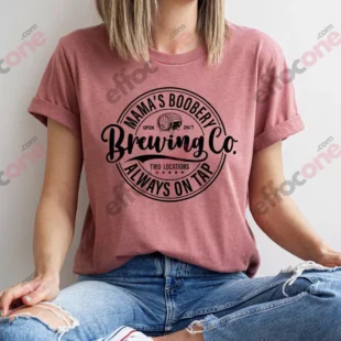 Brewing Co T-shirt, Funny Breast Feeding